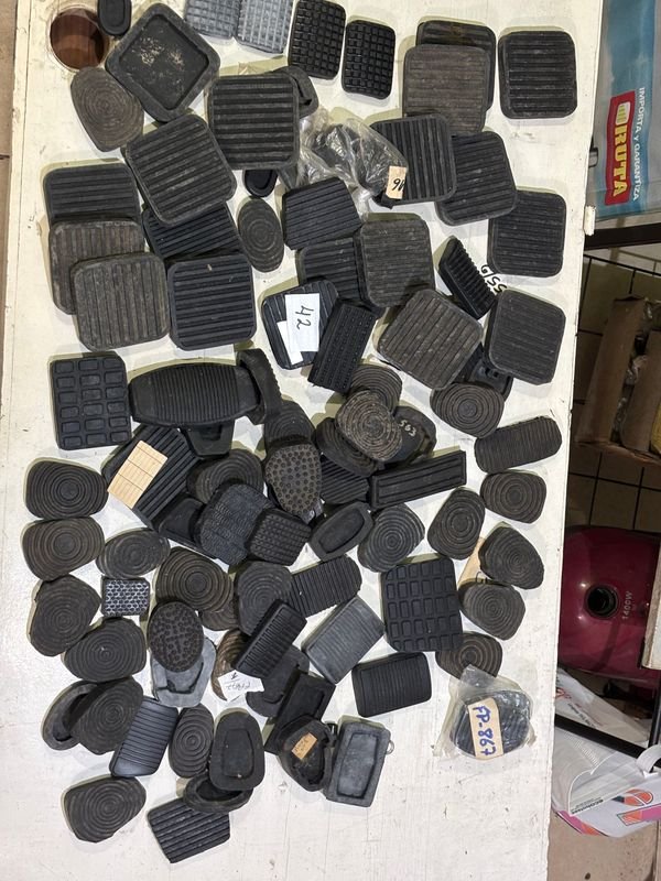 Lote de Gomas para Pedales de Vehículos