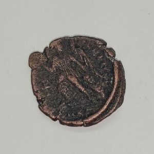 Moneda Romana Antigua Imperio Bajo Teodosiano Bronce 1.4g - imagen 4