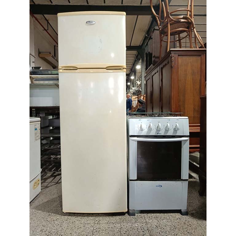 Heladera Whirlpool y Cocina a Gas Petra - Para Limpiar y Reparar