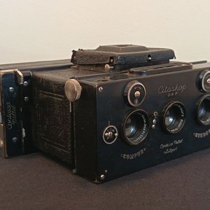Cámara Estereoscópica Contessa-Nettel Citoskop TLR, Stuttgart 1924, con Estuche - imagen 9