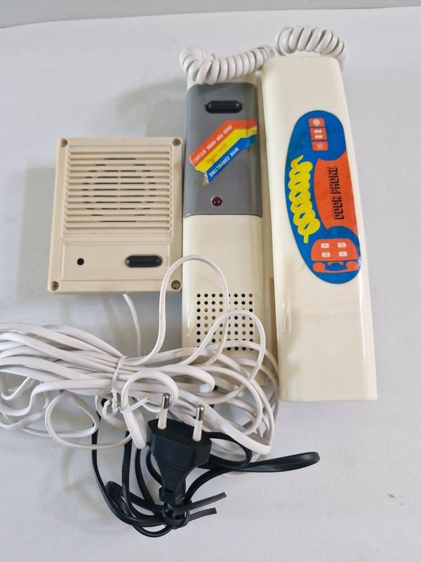 Portero Eléctrico Vintage con Caja de Sonido y Cable de Alimentación - imagen 2