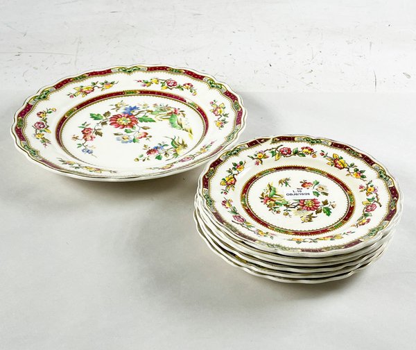 Loza Inglesa Royal Petal "Connaught" Marlborough - Set de Platos - imagen 1