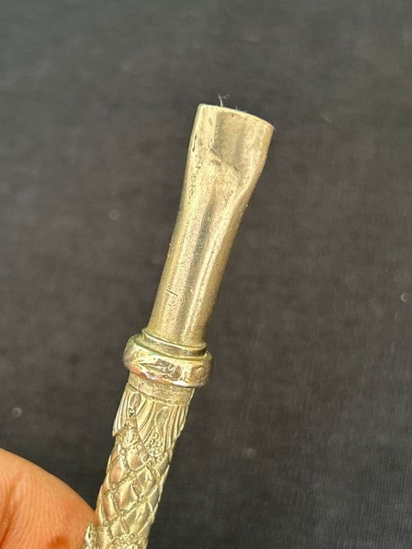 Bombilla de plata sana de la antigua Casa Rocha de Salto - imagen 4