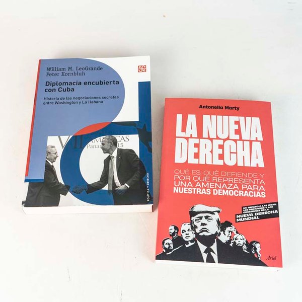 2 Libros: La Nueva Derecha de Antonella Marty y Diplomacia Encubierta con Cuba - imagen 1
