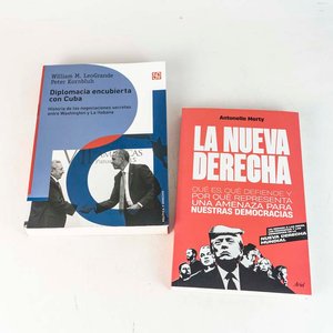 2 Libros: La Nueva Derecha de Antonella Marty y Diplomacia Encubierta con Cuba - imagen 1