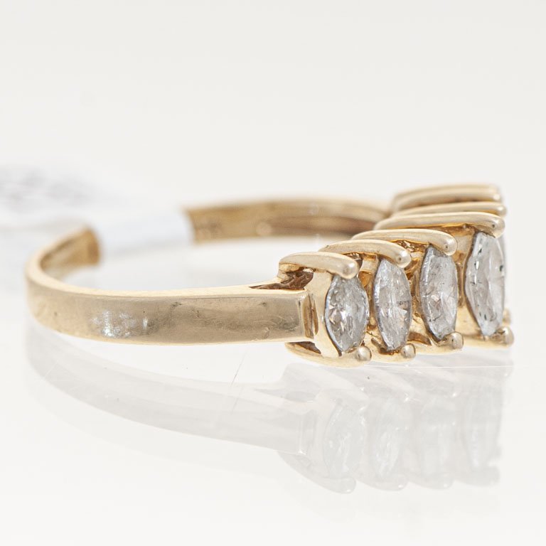 Anillo de Oro con Brillantes Navette - imagen 2
