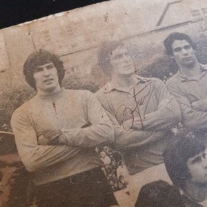 Cuadro Histórico Firmado Plantel Campeón Defensor 1976 - imagen 3