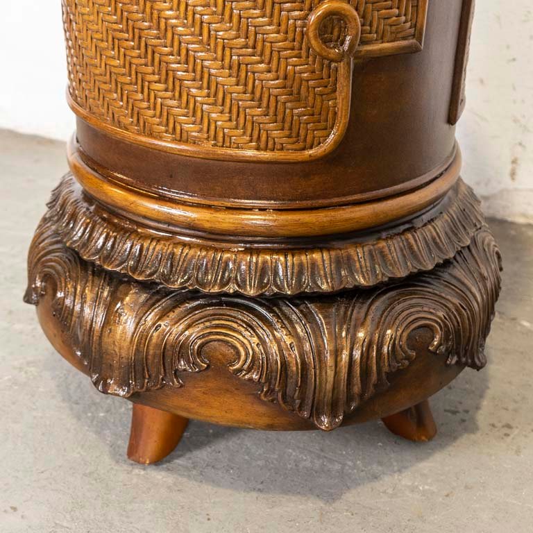 Base para mesa de mimbre y simil madera - imagen 3