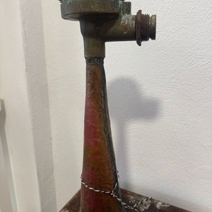 Bocina de Barco Antigua de Bronce y Cobre - imagen 2