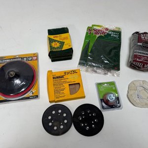 Lote de Esponjas, Discos de Pulir y Accesorios para Lijadora - imagen 1