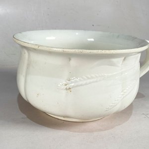 Bacinilla Antigua de Loza Villeroy & Boch "Espigas" con Relieve - imagen 2