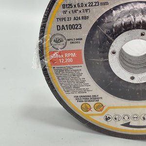 Kit 5 Discos de Desbaste CAT 5" x 1/4" x 7/8" para Metal - imagen 3