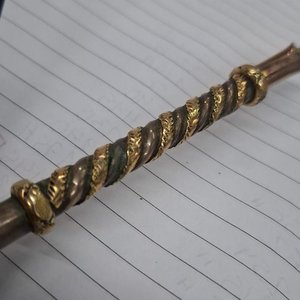 Bombilla para Mate Antigua con Detalles en Oro - imagen 6