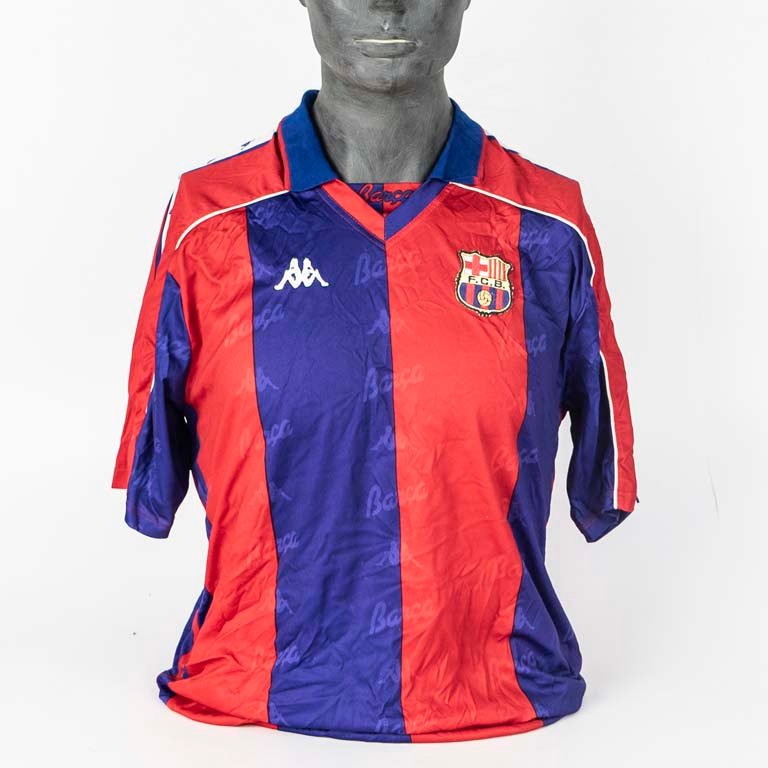 Lote siguiente: Camiseta de Barcelona oficial Kappa de los 90
