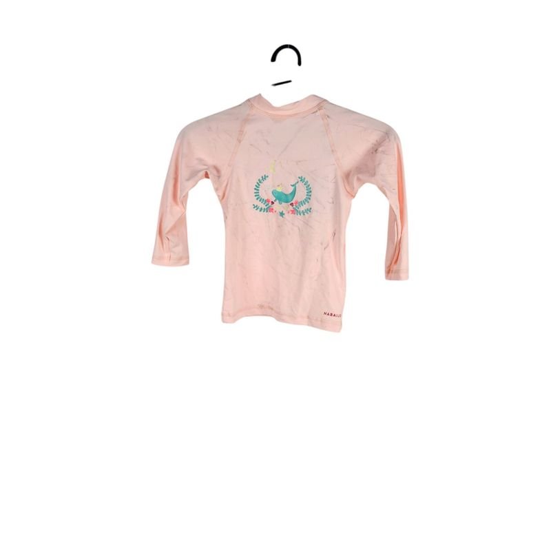 Remera Manga Larga Niña Protección Solar 50+ Rosa Talle 2-3 Años