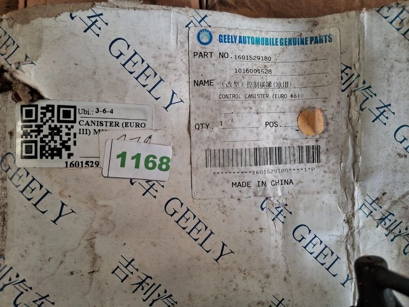 Canister Carbón Activado Geely Original Control Emisiones Evaporativas