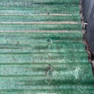 4 Chapas de Fibra de Vidrio Verdes para Construcción - imagen 3