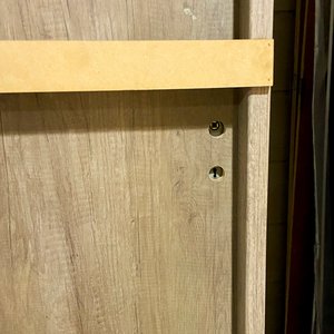 Dos puertas interior mdf color beige con detalle 203 x 75 cm - imagen 3