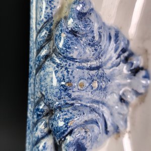 Fuente Octogonal Loza Italiana "Gliarrosti" Sellada - Buen Estado - imagen 5