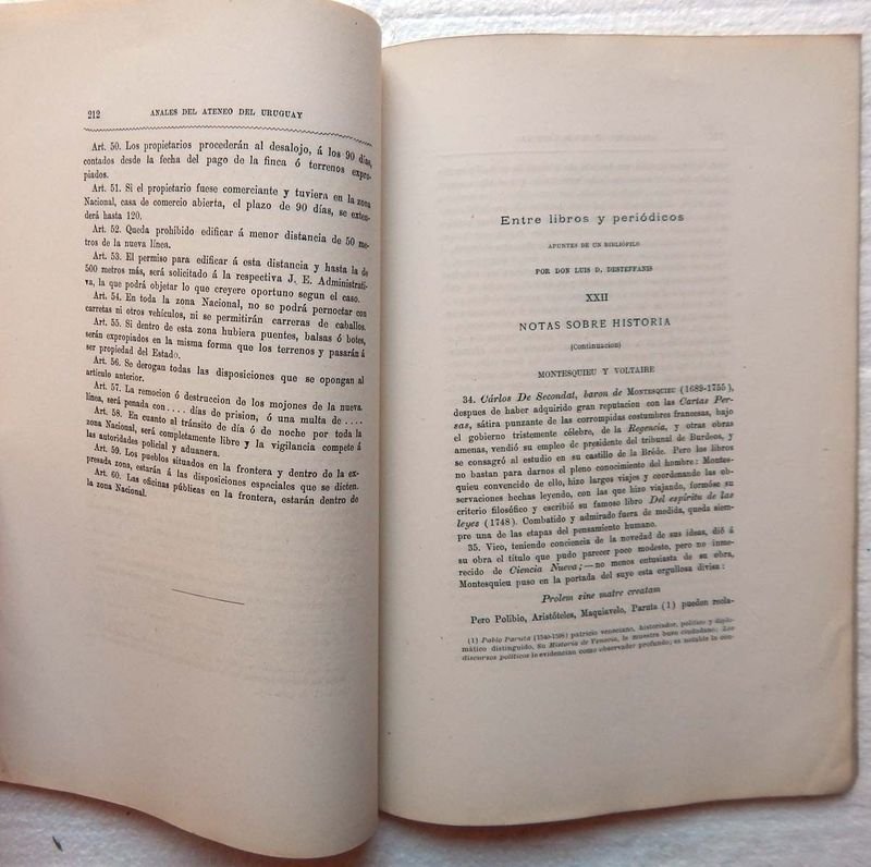 Revista Anales Del Ateneo Del Uruguay, Año IV - Tomo VIII - Marzo, 5 de 1885 - imagen 6