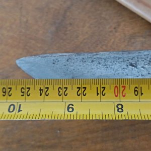 Cuchilla Artesanal de 25 cm con Vaina de Cuero - imagen 4