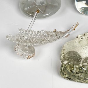Lote de 4 figuras de cristal: elefantes, góndola y pareja bailando - imagen 5