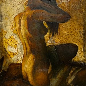 Lote anterior: Oleo "Desnudo" de Angel Tejera, 75 x 60 cm, Firmado y Fechado 1973