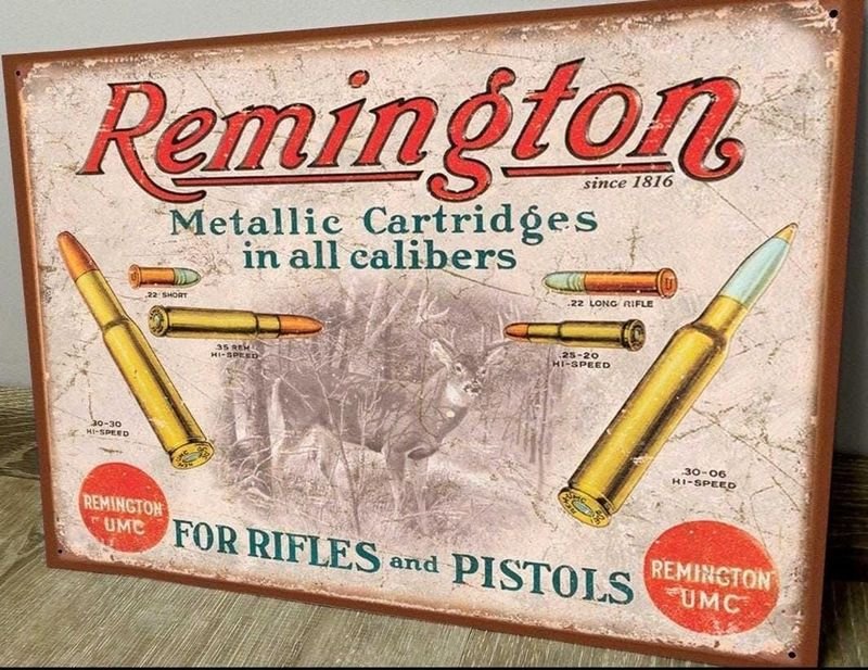 Lote anterior: Cartel de balas Remington: Decoración para el hogar