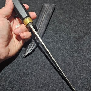 Cuchillo de Caza con Hoja de 18 cm y Funda de Cuero - imagen 8