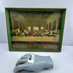 Cuadro Antiguo "La Última Cena" de Jesús - imagen 1