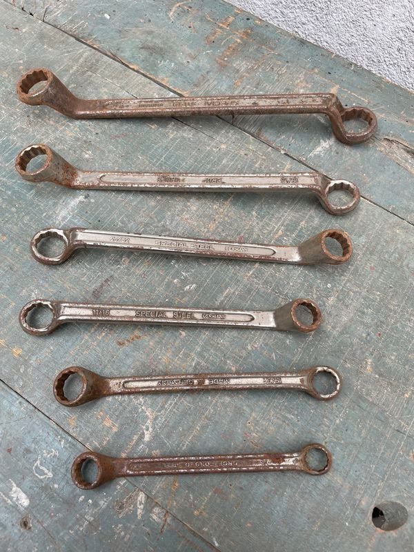 Juego de Llaves Estriadas de Acero