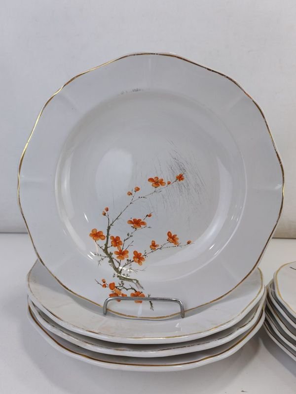 Platos de Porcelana con Diseño Floral - imagen 12