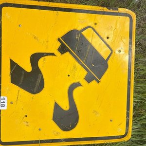 Lote de 3 Carteles Señalización Camino Resbaladizo - imagen 2