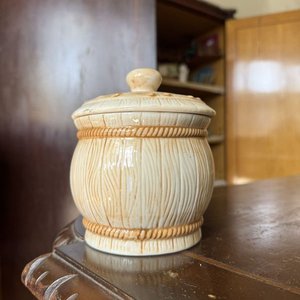 Caramelera Rústica de Cerámica con Tapa - imagen 2