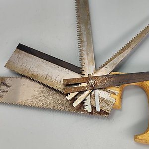 Juego de 5 Hojas de Sierra Múltiple "Caballito" West Germany - imagen 5