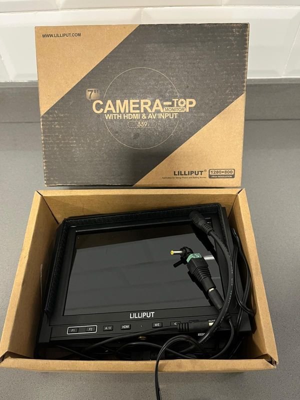 Monitor de Campo Lilliput 7" para Auto con HDMI y AV