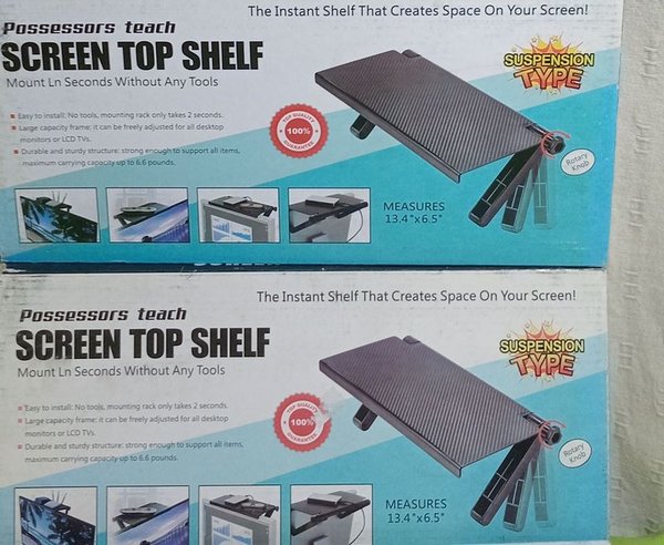 4 Soportes para TV "Possessors Teach Screen Top Shelf" - imagen 1