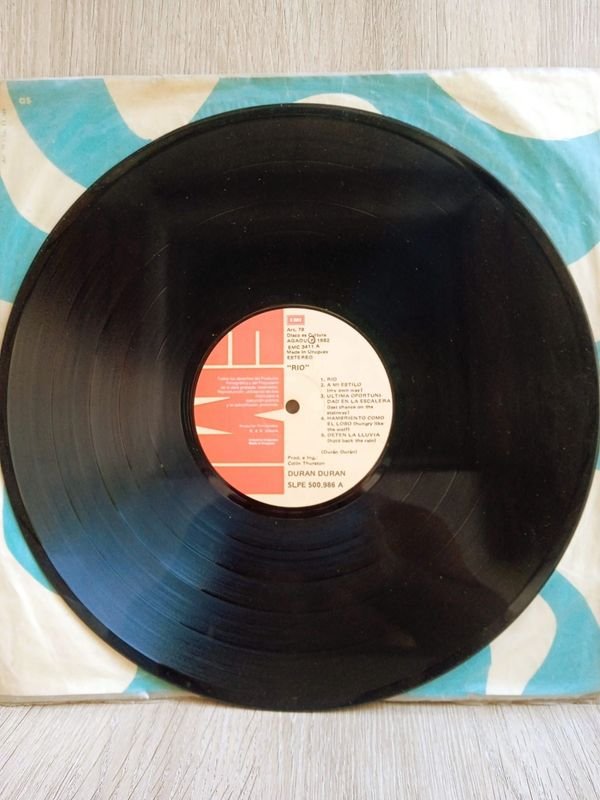 Lote anterior: Disco LP de Duran Duran en vinilo negro