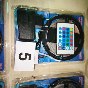 6 Tiras de Luces LED RGB a Color con Control Remoto, 5 Metros - imagen 3