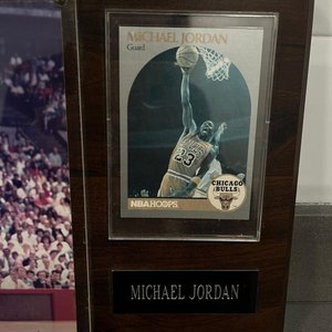 Cuadro Michael Jordan con Tarjeta NBA - imagen 3