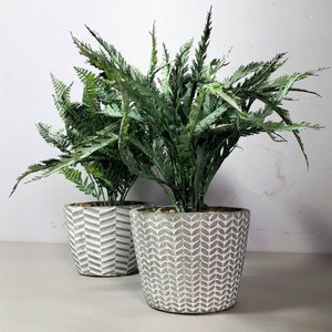 Cuatro Macetas con Plantas Artificiales Decorativas - imagen 2