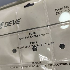 Kit 4 Pinzas para Seguro Devec, Interior/Exterior, Recta y Curva - imagen 9