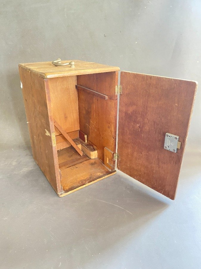 Caja de madera para microscopio - imagen 2