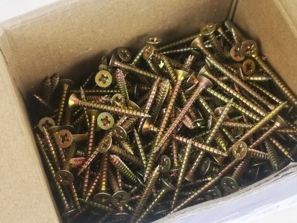 Tornillos para Madera Autorroscantes 4x30mm - Caja de 700 Unidades