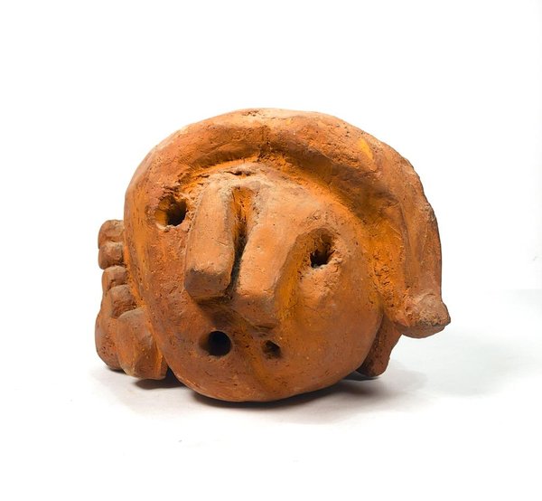 Figura Abstracta de Cerámica Artesanal - imagen 1