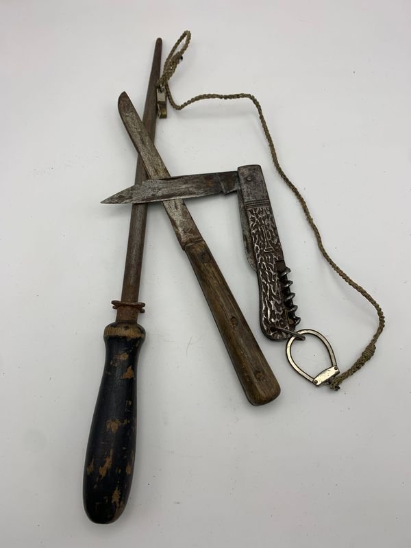 Navaja corneta, cuchillo y afilador - Herramientas - imagen 2