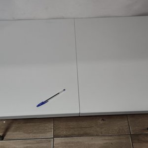 Mesa Plegable Blanca de PVC para Exterior con Estructura Metálica - 120x60cm - imagen 5