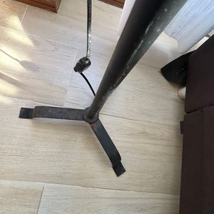 Lámpara de Pie Arco Metálico con Pantalla Textil - imagen 4