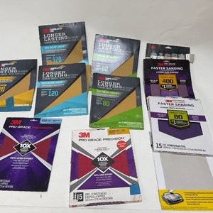 Lote de Lijas 3M Pro-Grade y Sandblaster - imagen 1