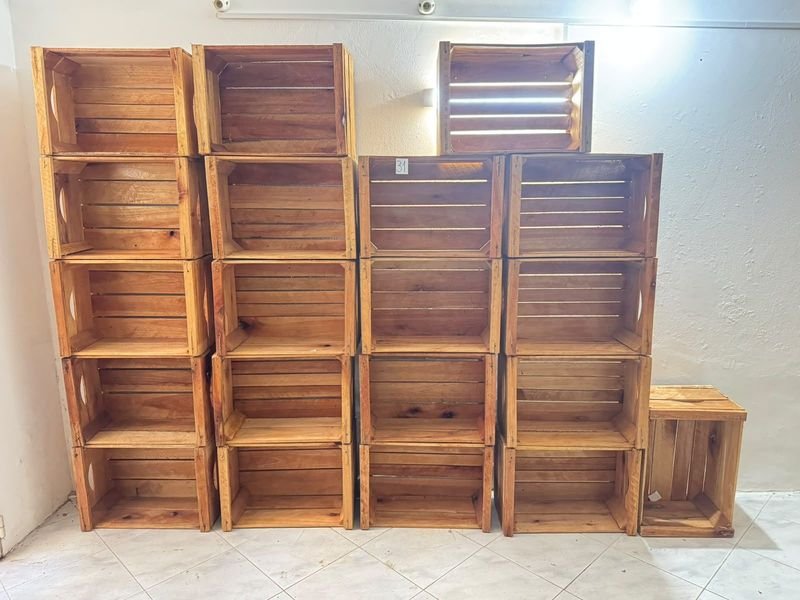 20 Cajones de Madera Nuevos para Almacenamiento y Decoración